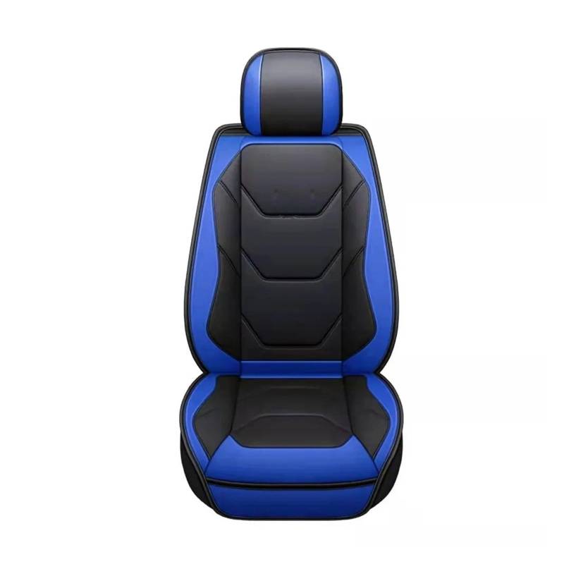 UFITIDU Auto Sitzbezug Für Toyota Für Chr Für RAV4 Für 4runner Für Fortuner Für Venza Zelas Reiz Auto Zubehör Leder Auto Sitz Abdeckung Auto Schonbezüge(Blue 1PC Front) von UFITIDU