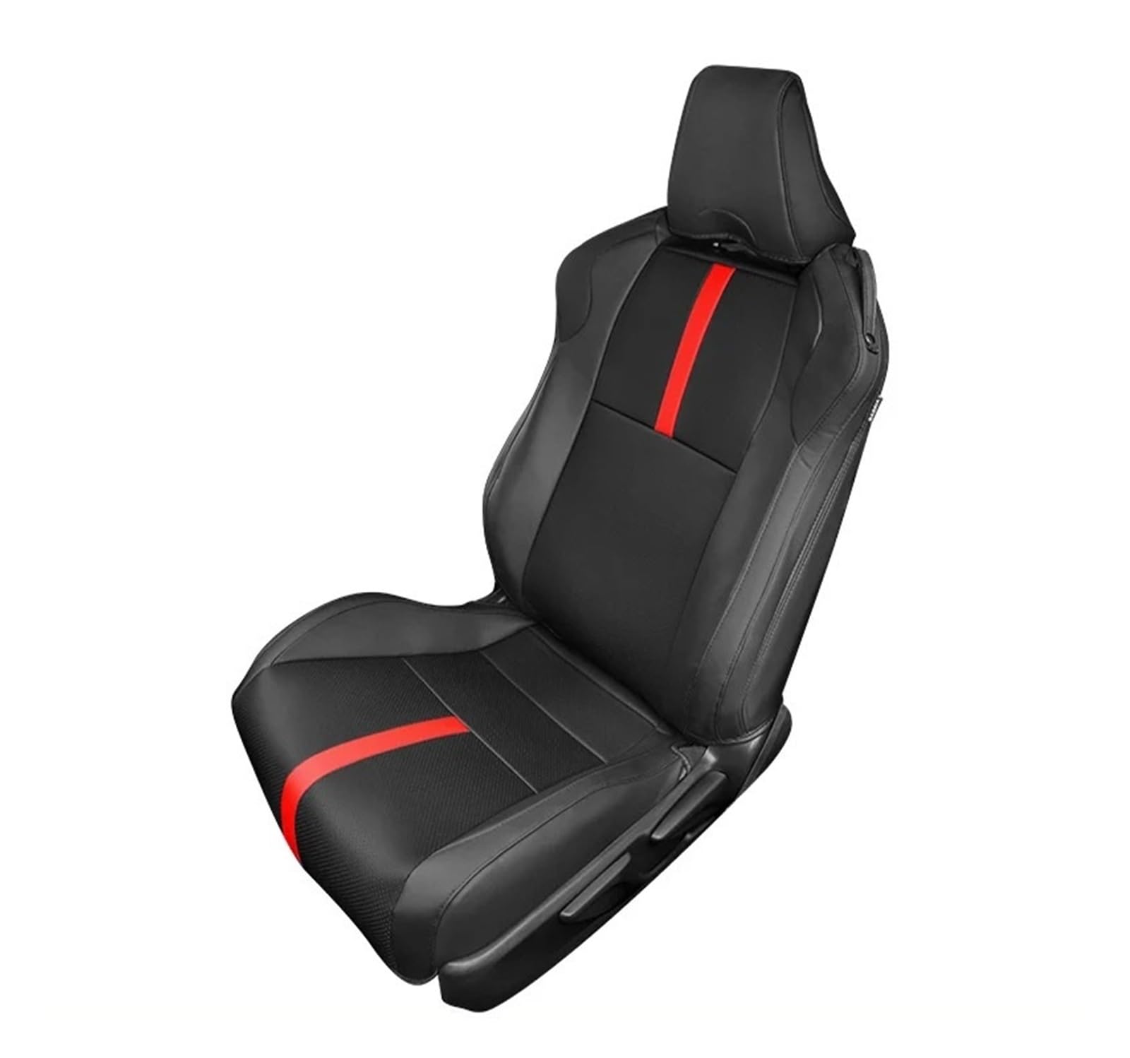 UFITIDU Auto Sitzbezug Für Toyota GR86 Für Subaru BRZ 2013 2014 2015 2016 2017 2018 2019 Auto Zubehör Custom Auto Sitze Abckung Protector Kissen Pad Auto Schonbezüge(Front Seats,Black and red) von UFITIDU