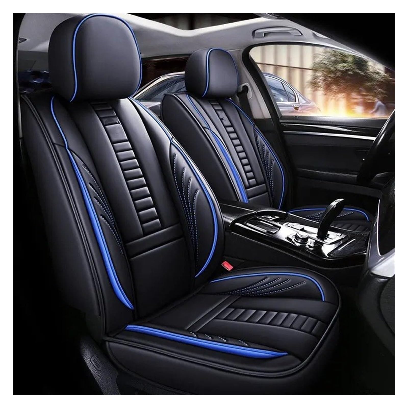 UFITIDU Auto Sitzbezug Universal Für E87 1 Serie E81 E82 E88 F20 F21 F52 F40 Autozubehör Innendetails Sitzschutz Stil Autositzbezug Auto Schonbezüge(2pc seat cover6) von UFITIDU