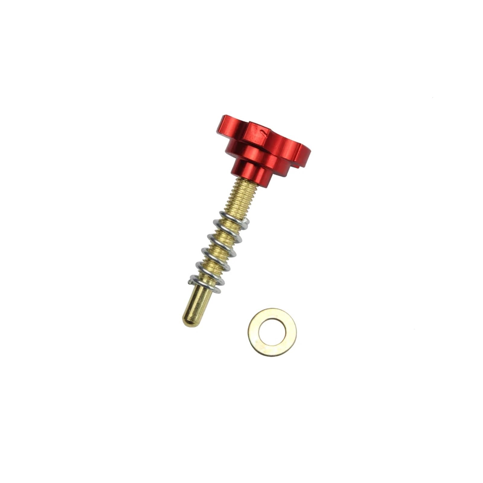 Vergaser Carb Motorrad Vergaser Leerlaufdrehzahl Stellschraube Kit Für PWK NSR PWL PE24 PE26 PE28 PE30 KR150 Kohlenhydrate Ersat zvergaser(Rot) von UFITIDU