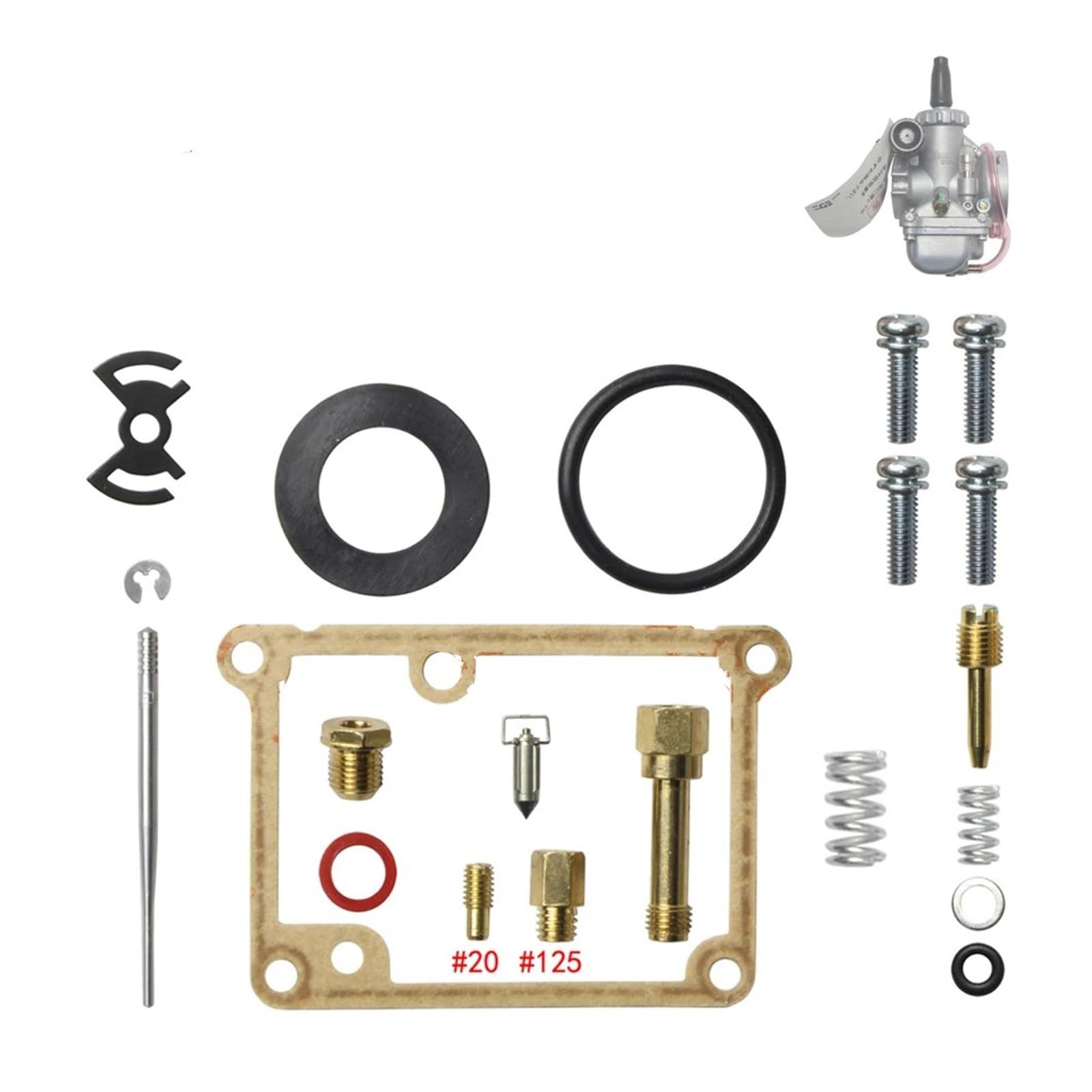 Vergaser Carb Vergaserreparatursatz Für RX100 RS100 RS RX 100CC VN24 Motorradvergaser Ersat zvergaser von UFITIDU