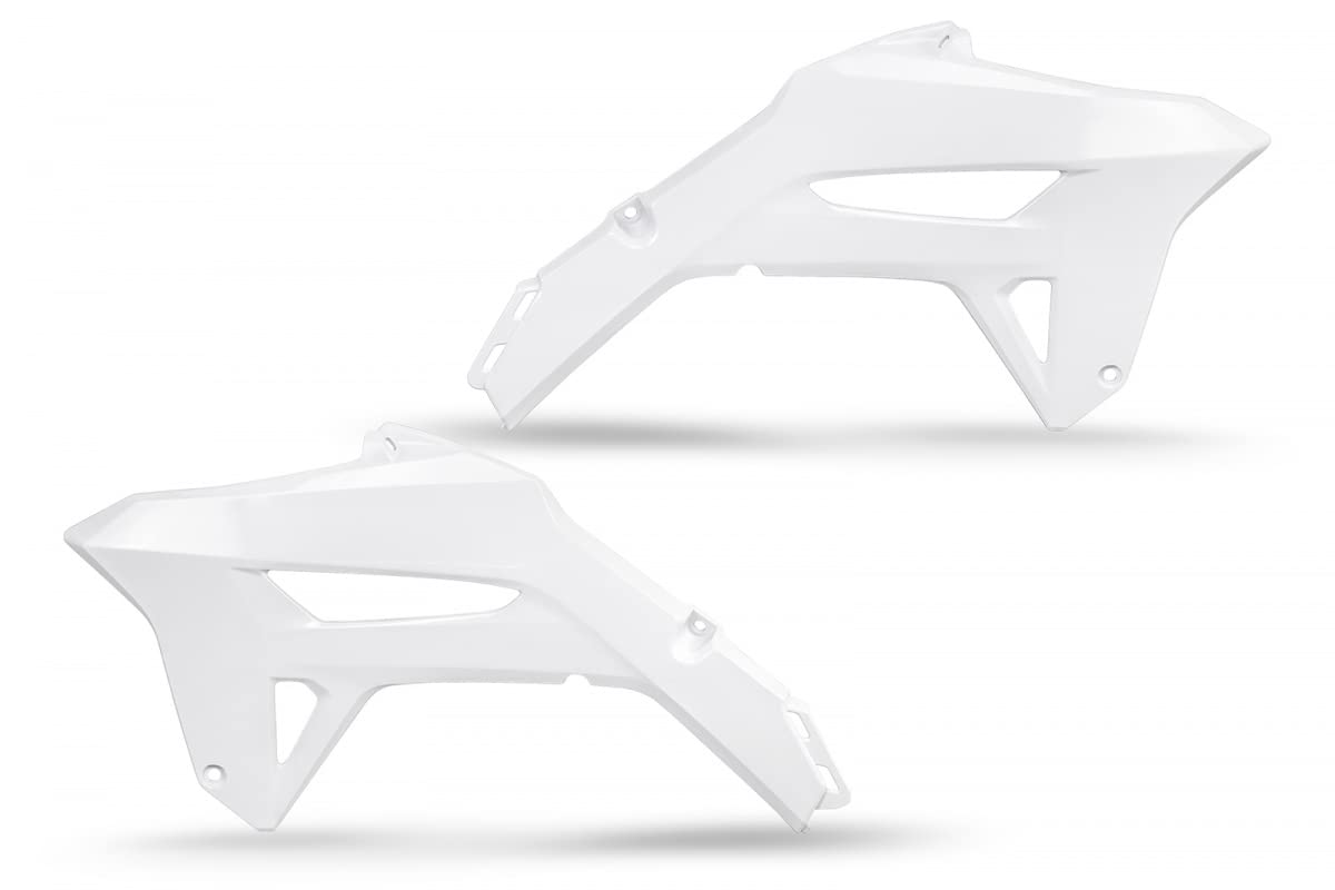 UFO PLAST KÜHLERFÖRDERER Weiss Honda CRF 250R 2022-2024 von UFO PLAST SRL