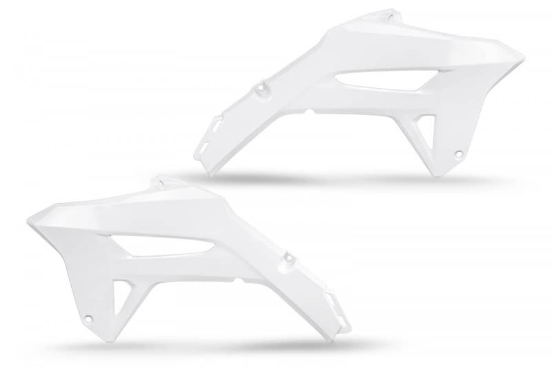 UFO PLAST KÜHLERFÖRDERER Weiss Honda CRF 250R 2022-2024 von UFO PLAST SRL