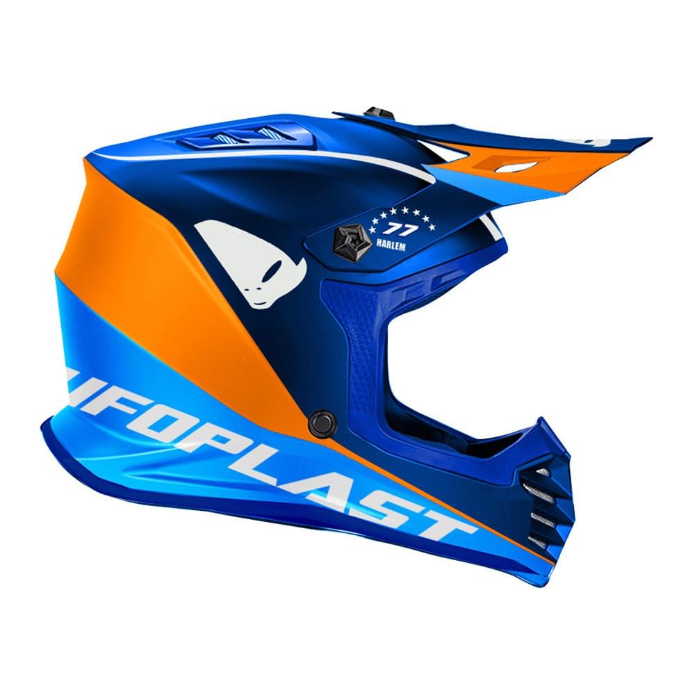 UFO PLAST Boy Korey Helm BLAU/ORANGE M von UFO PLAST