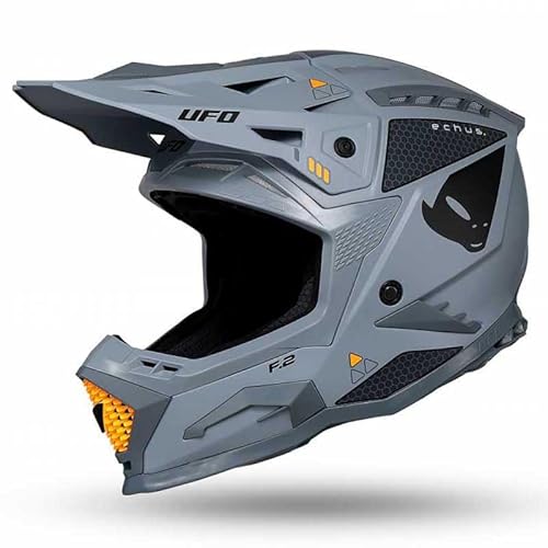 UFO PLAST ECHUS Helm GRAU/ORANGE M von UFO PLAST