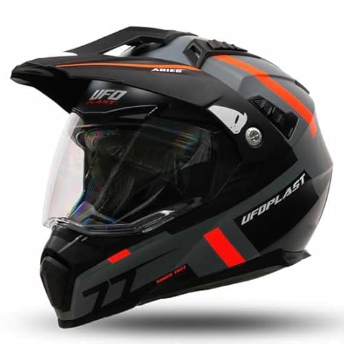 UFO PLAST Helm Aries Grau/Orange L von UFO PLAST