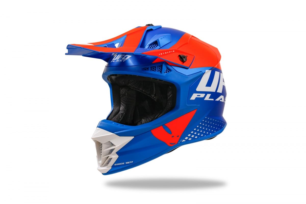 UFO PLAST Intrepid Helm BLAU/ORANGE L von UFO PLAST