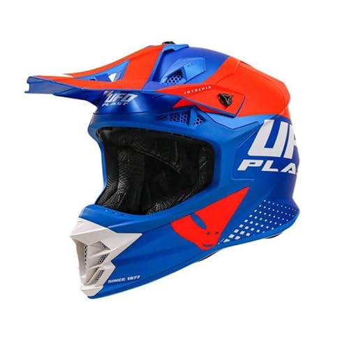 UFO PLAST Intrepid Helm BLAU/ORANGE M von UFO PLAST