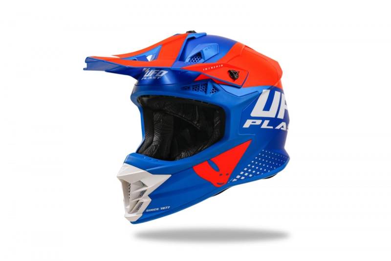 UFO PLAST Intrepid Helm BLAU/ORANGE XS von UFO PLAST