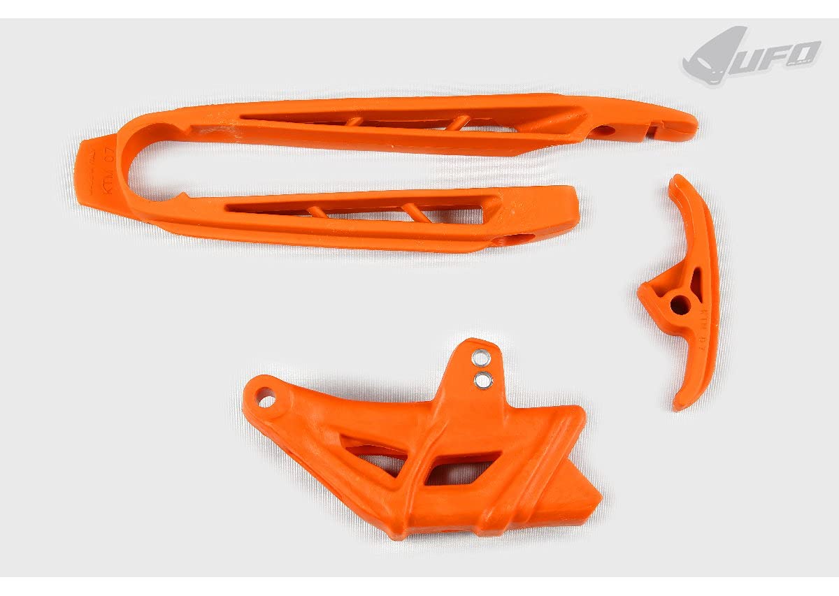 UFO PLAST KETTENAUGEN-KIT+GABELBAND ORANGE KTM SX-F 450 2007-2010 von UFO PLAST