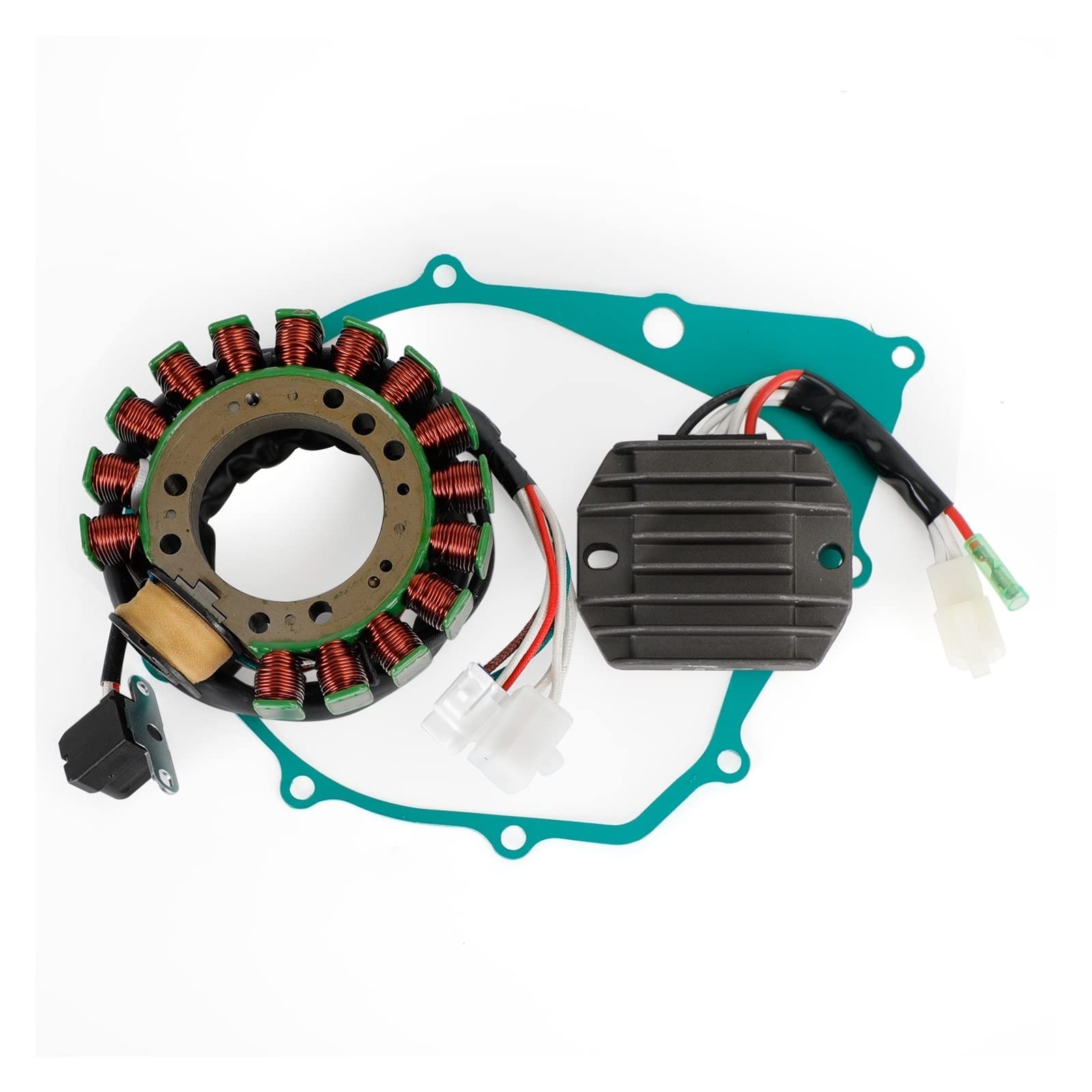 Generator Stator Regler Rectifier Gasket Compatible With Yamaha YFM Kodiak 400 4WD 1999 Motorcycle Accessories von UGALUNMER