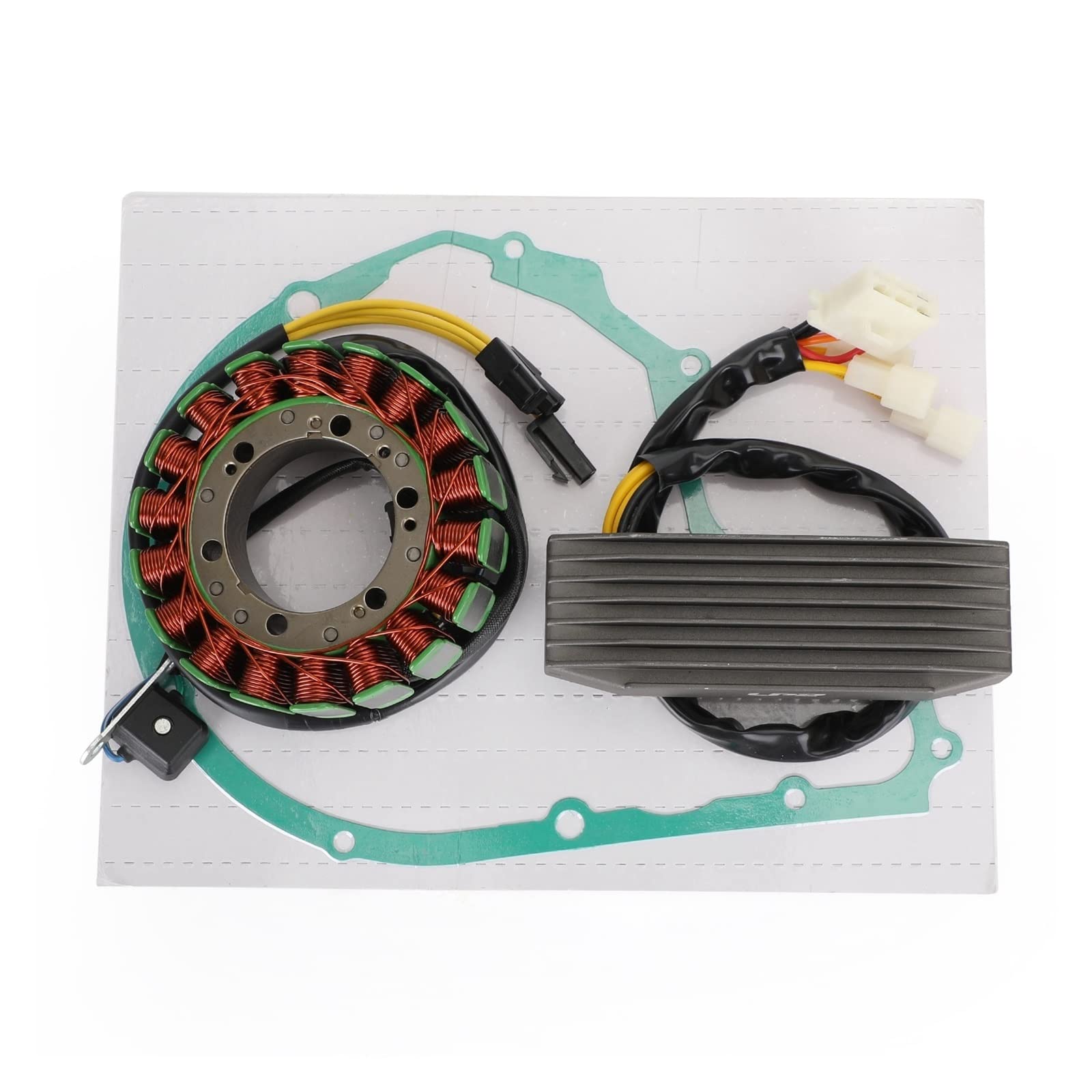 Stator+Voltage Rectifier+Gasket Compatible With Suzuki VS600 VS700 VS750 VS800 Intruder S50 von UGALUNMER