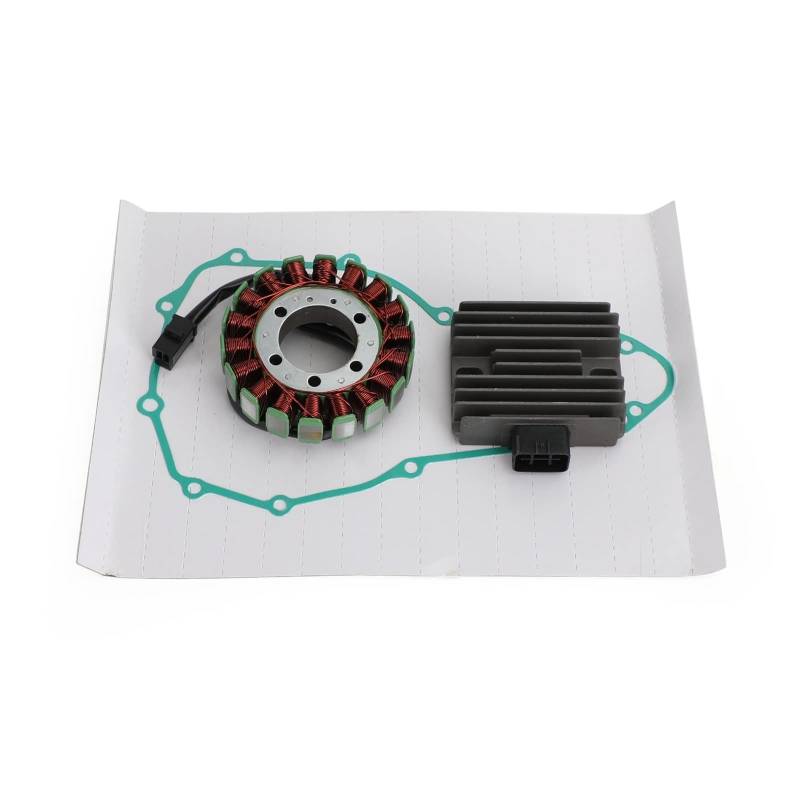 Stator Rectifier Gasket Compatible With Kawasaki EX400 Ninja 400R ER4N ER400 2011-2013 21003-0041 21066-0033 Motor von UGALUNMER