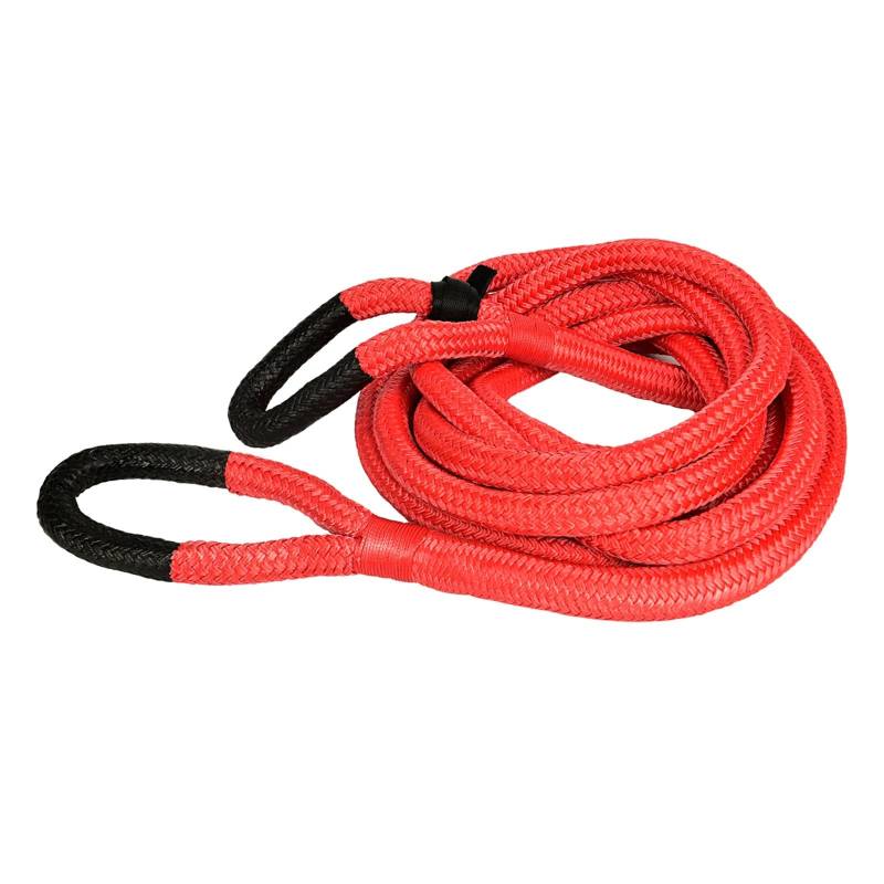 Abschleppseil, 22 mm x 6 m Bergungs-Abschleppseil, 12.000 kg Bruchfestigkeit, kinetisches Nylon-Bergungsseil for ATV, UTV, LKW,Einfach zu bedienen(Rood) von UHEAL