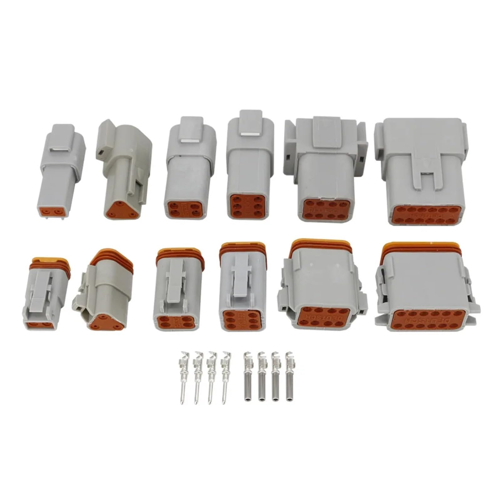 1 Set Männlicher und weiblicher Automotive-Anschluss DT-Anschluss DT06-2S/DT04-2P 2/3/4/6/8/12Pin Wasserdichter elektrischer Anschluss 22-16AWG(Female,6p) von UHNYTRV