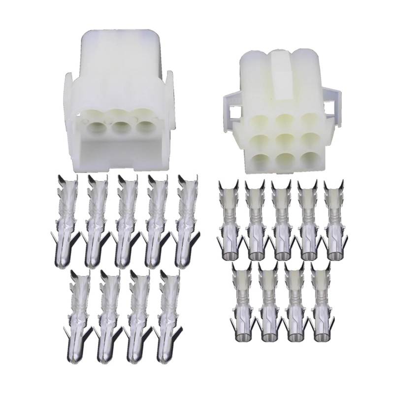 9 Pin Automotive Wasserdichter Stecker Kunststoff Mit Terminal Und Stecker DJ3091-3.5-11/21 9P Stecker(10 Sets) von UHNYTRV