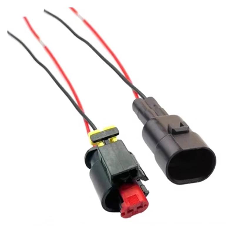 UHNYTRV 1/2/3 Pin Buchse Automobil Wasserdicht Sensor VVT Stecker Kraftstoff Injektor Zündspule Stecker 284426-1 284425-1(2p male female,1 set) von UHNYTRV