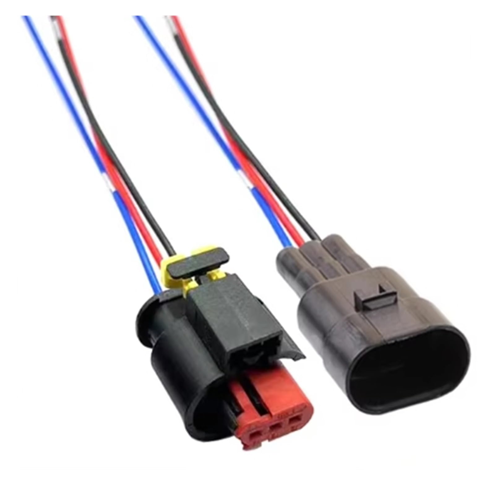 UHNYTRV 1/2/3 Pin Buchse Automobil Wasserdicht Sensor VVT Stecker Kraftstoff Injektor Zündspule Stecker 284426-1 284425-1(3p male female,1 set) von UHNYTRV