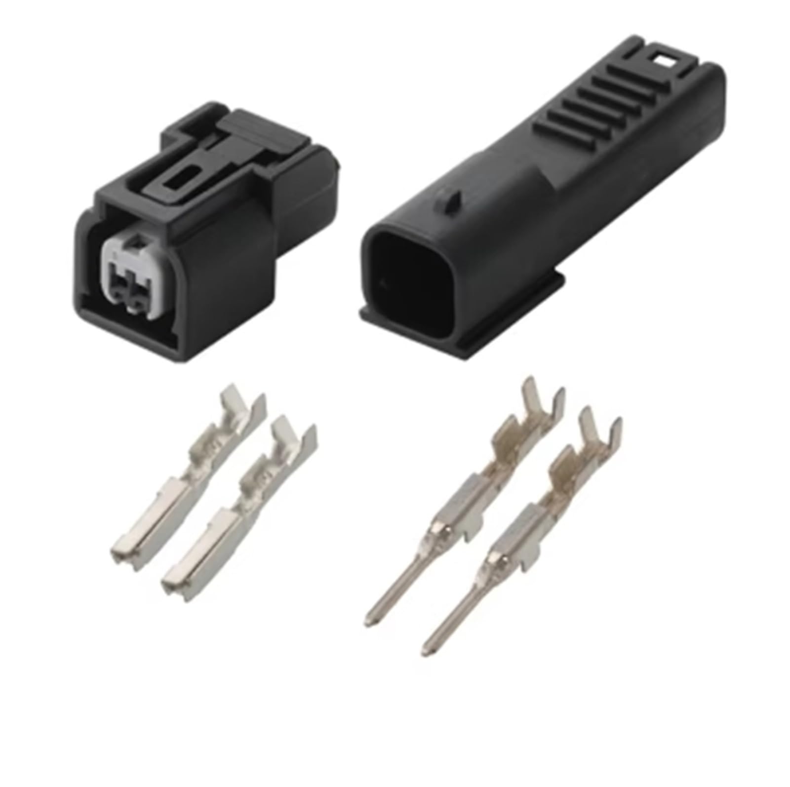 UHNYTRV 1/5/10/20/50 Sets 2 Pin Sumitomo Auto Kraftstoff Injektor Elektronische Wasserdicht Schwarz Stecker Anwendbar for CB400 Accord 6189-6904(2p female,1 SET_2P) von UHNYTRV