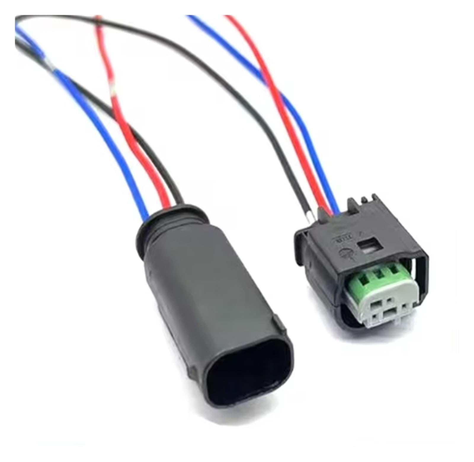 UHNYTRV 1/5/10/20 Sets 3 Pin PDC Parkplatz Sensor Kabelbaum Stecker 2-967642-1 1J 0 972 483 EINE 8E0971934 Auto Wasserdichte Kabel Buchse(3p male female B,1 set) von UHNYTRV