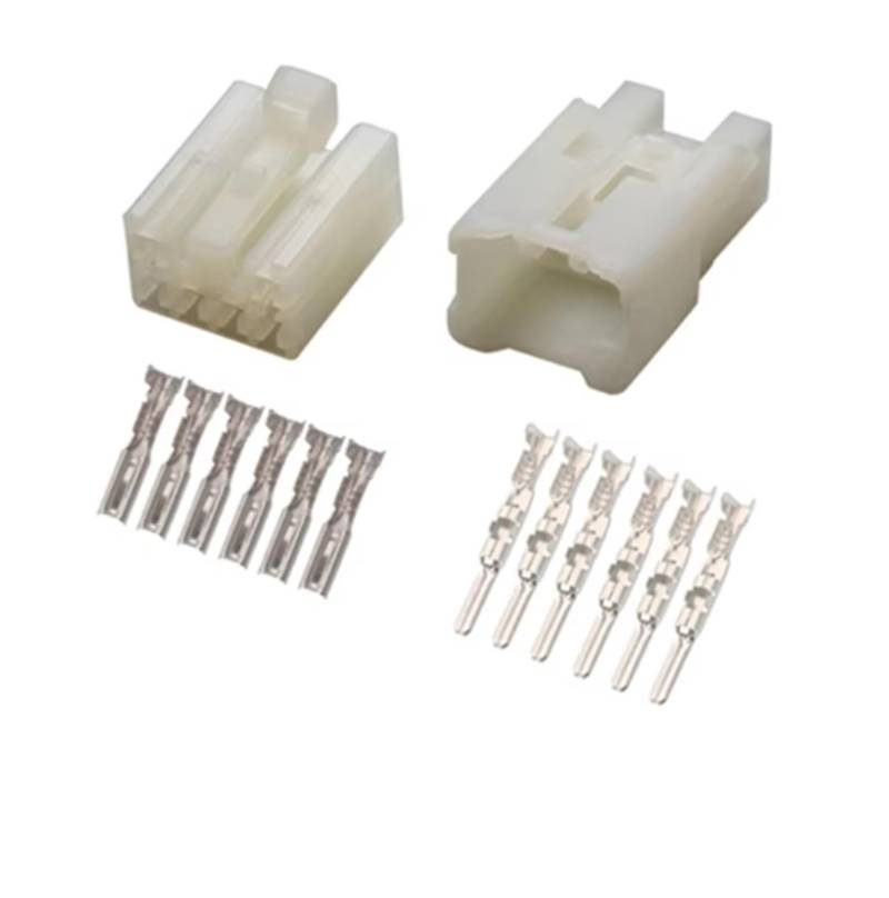 UHNYTRV 1/5/10 Sets 6 Pin Automobil 2,3 (090) Männlich Weiblich Stecker Audio Modifizierte Verdrahtung Stecker Anwendbar for Auto 7122-1360 7123-1360(6p male,1 SET_6P) von UHNYTRV