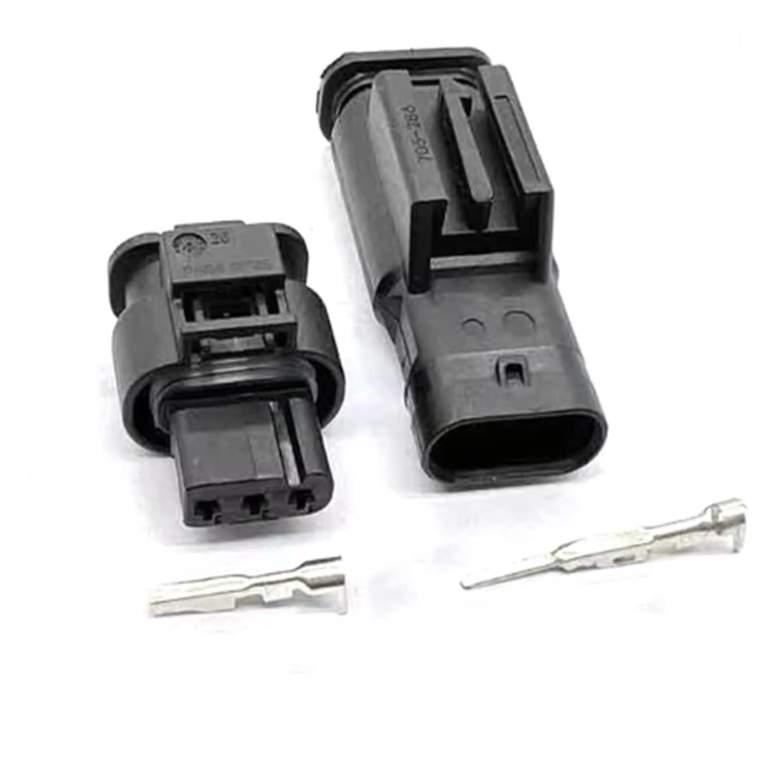 UHNYTRV 1/5 Sätze 3-poliger wasserdichter Automobil-Stecker, Parksensor-Stecker 3C0973203 872-858-541 3C0 973 203(3p female,1 set) von UHNYTRV