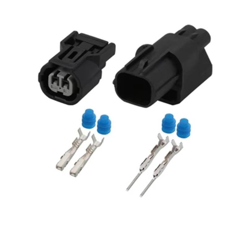 UHNYTRV 1/5 Sets 2 Pin Automotive Wasserdicht Elektrische Kabelbaum Orange Männlich Weiblich Verdrahtung Stecker Stecker 6188-0590 6189-0891(2p female male B,1 SETS_2P) von UHNYTRV