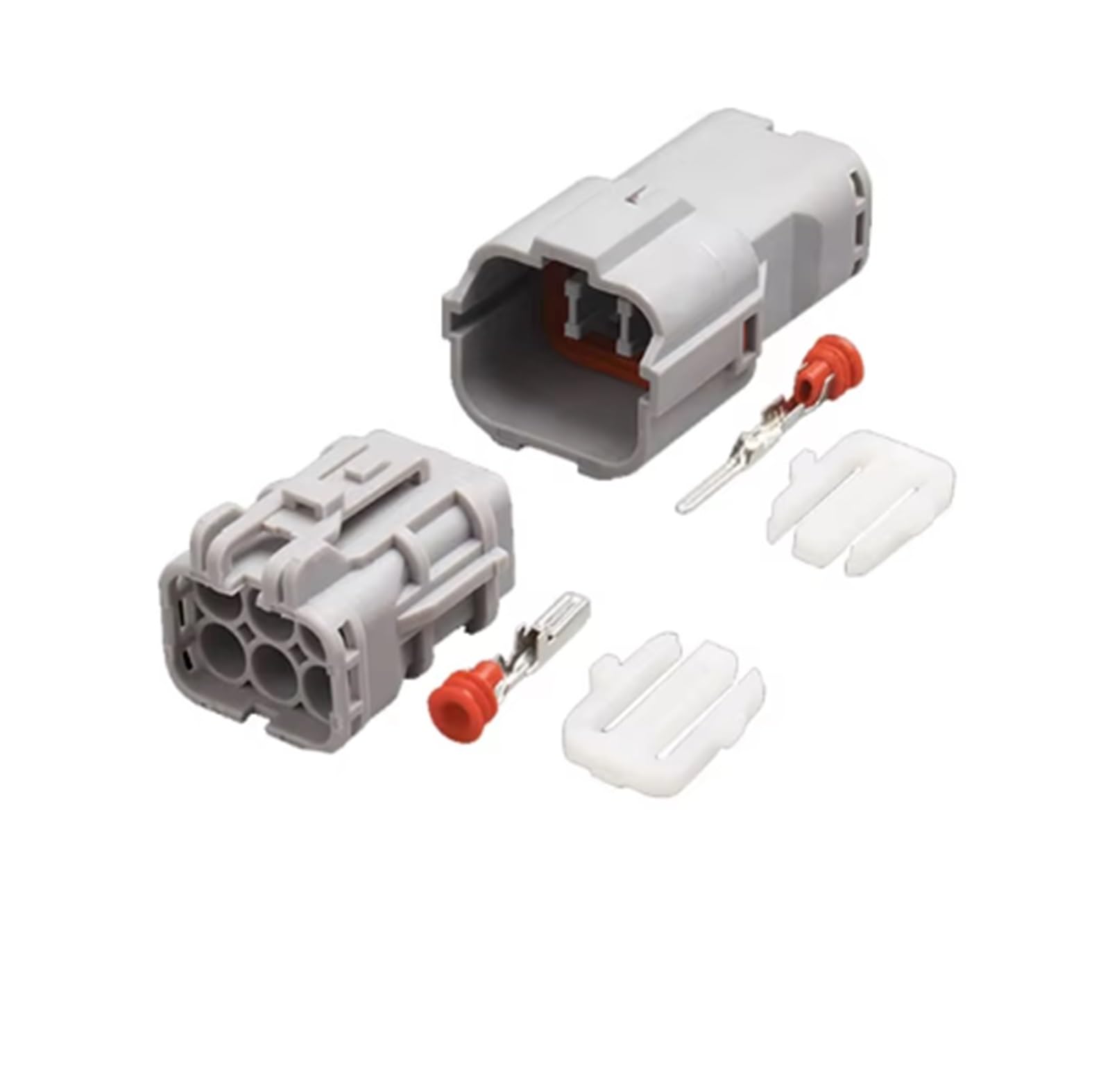 UHNYTRV 1/5Sets 6 Pin 7123-7464-40 7222-7464-40 Wasserdicht Schwarz Verdrahtung Stecker Automotive Elektrische Kabel Männlich weibliche Anschlüsse(Dark Grey,1 set) von UHNYTRV