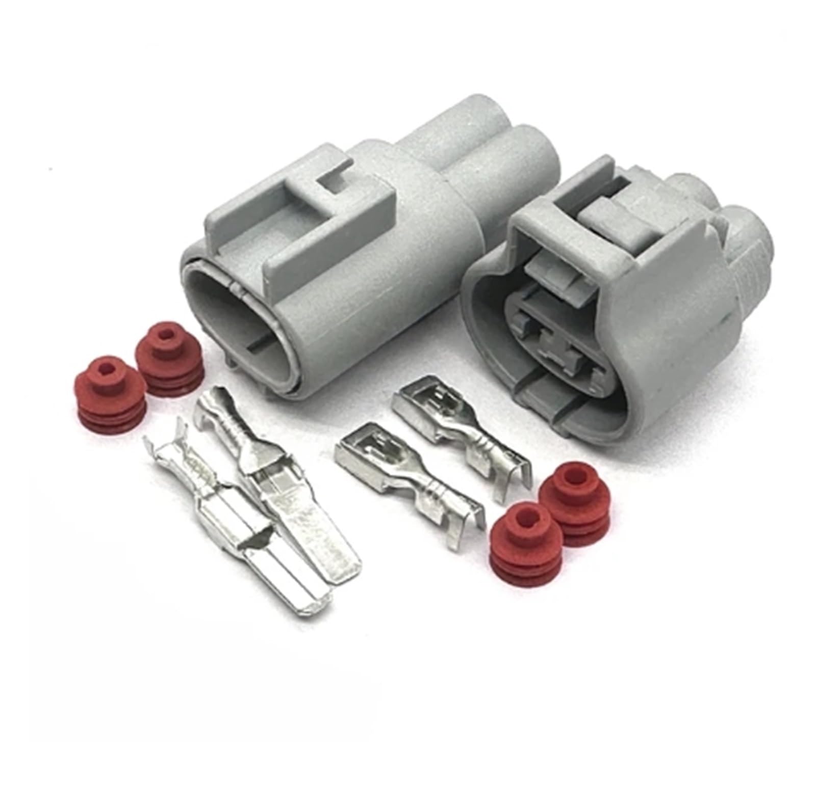 UHNYTRV 1 Set 2 Pin 4,8 Automobil Elektronische Wasserdichte Lüfter Stecker Bremse Booster Pumpe Montage Stecker Anwendbar Auf 176142-2 76143-6(Lavender,10 Sets) von UHNYTRV