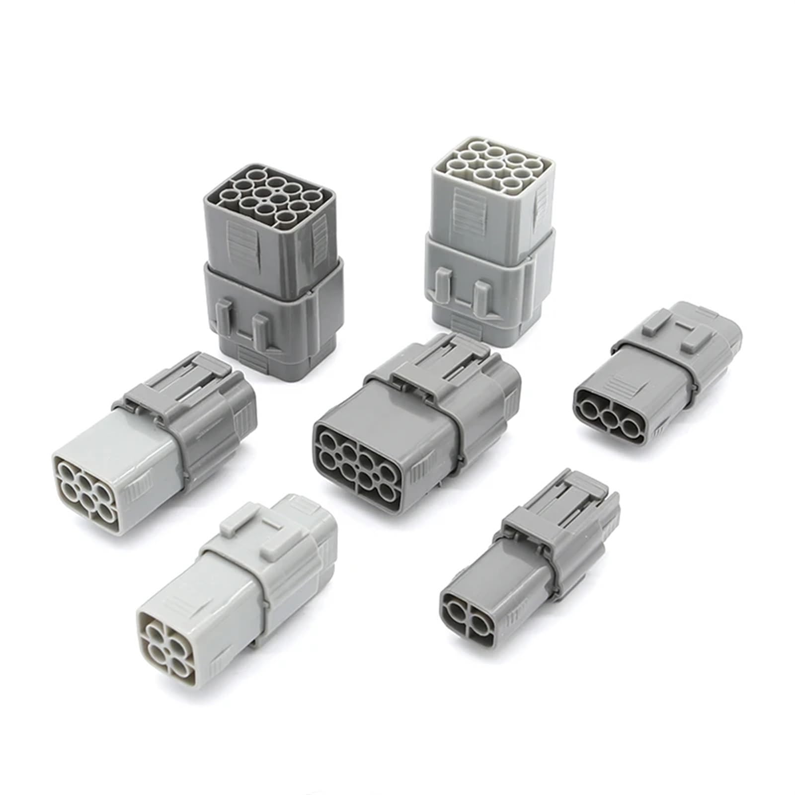 UHNYTRV 1Set 6195-0003 2-poliger weiblicher Stecker Nebelscheinwerfer Automatischer wasserdichter Stecker Sensoranschluss Zusätzliches Terminal und Dichtung (Terminal) von UHNYTRV