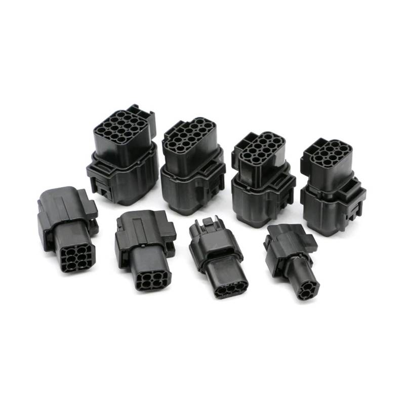 UHNYTRV 1set 174657-2 AMP 10Pin Automotive Stecker Männlich Weiblich Wasserdicht Versiegelt Kabelbaum Zusätzliche Terminals Und Dichtung 174655-2(Male set) von UHNYTRV