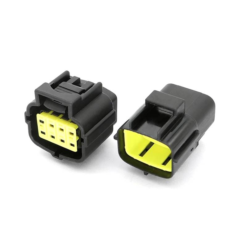 UHNYTRV 1set 174984-2 AMP 8Pin Automotive Stecker Männlich Weiblich Wasserdicht Versiegelt Kabelbaum Zusätzliche Terminals Und Dichtung 174982-2(Male set) von UHNYTRV