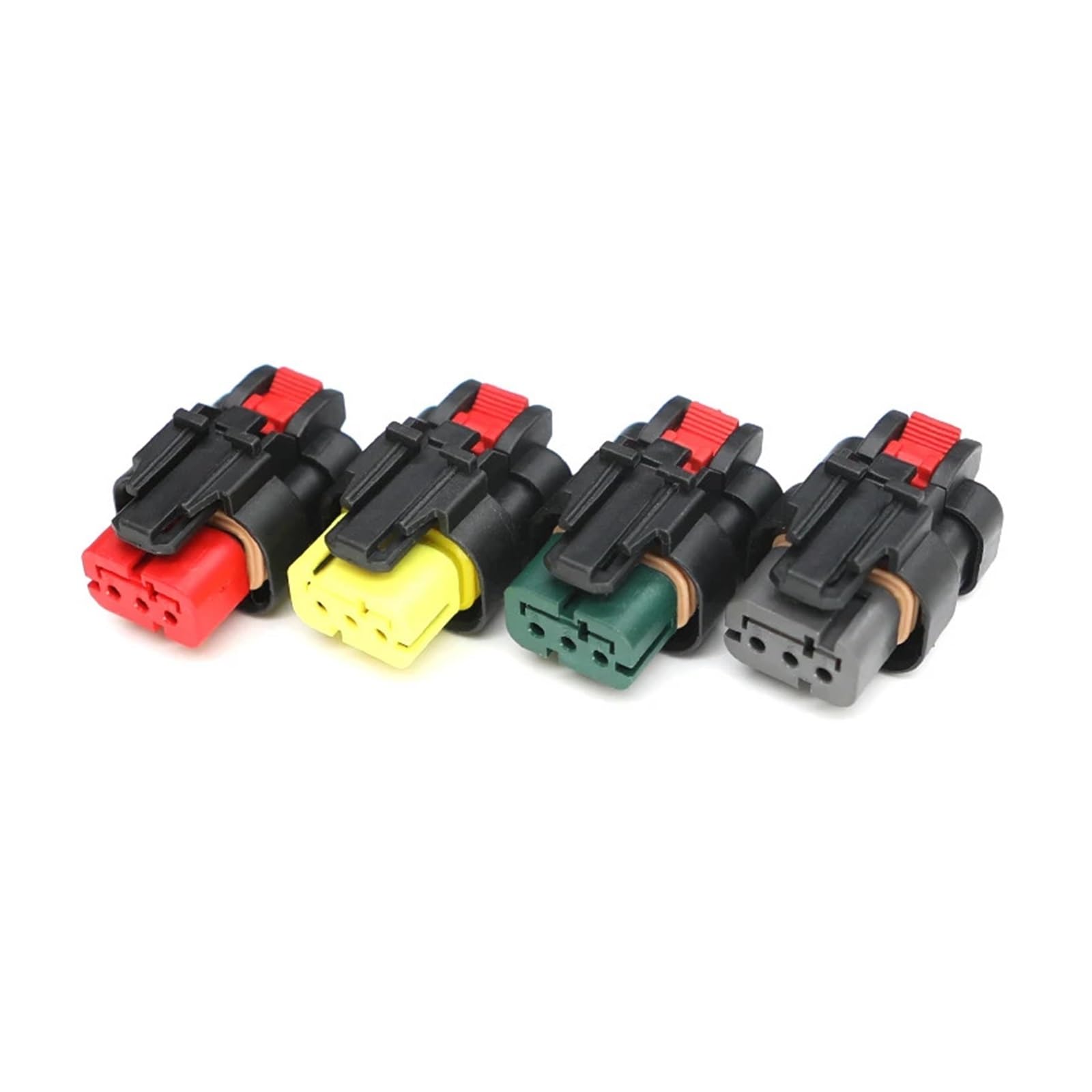 UHNYTRV 1set 776429-3 AMP 3Pin Automotive Stecker AMPSEAL16 Serie Wasserdicht Versiegelt Kabelbaum Männlich Weiblich Stecker Zusätzliche Terminals(776429-1) von UHNYTRV