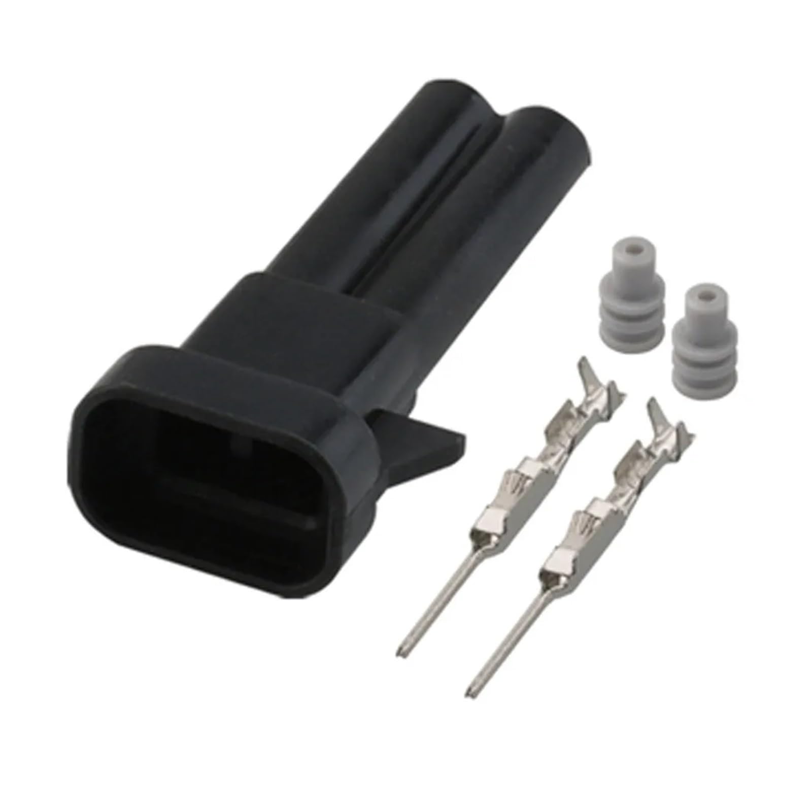 UHNYTRV 2 Pin 15326181 Öldüsenstecker, Kraftstoffsprühdüsenstecker, wasserdichter Autostecker(Male,5 Sets) von UHNYTRV