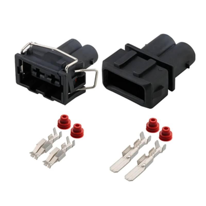 UHNYTRV 2 Pin 357972762 357972752 Auto-Elektronik-Lüfter, Kraftstoffeinspritzer-Zündspulen-Stecker(Female,20 Sets) von UHNYTRV