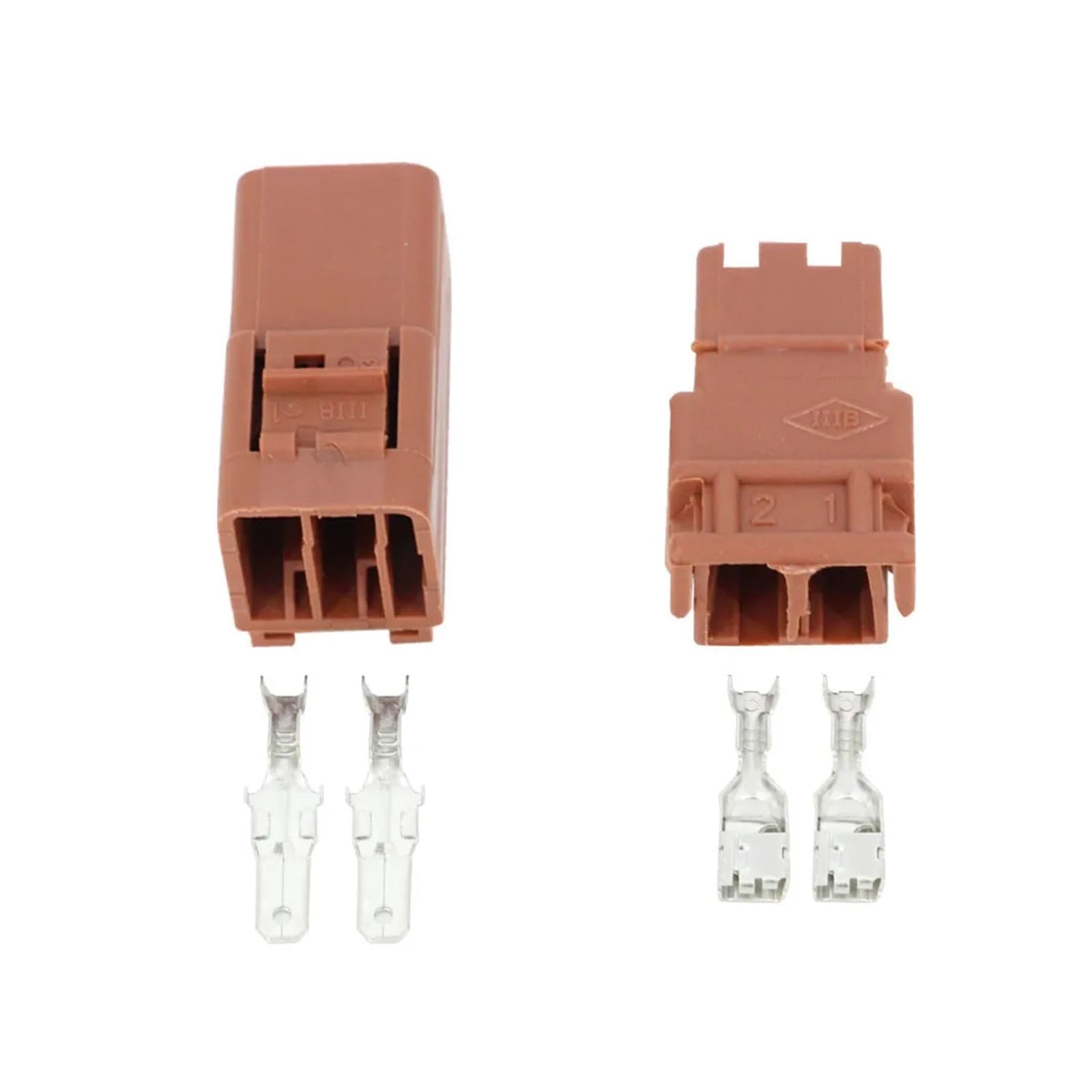 UHNYTRV 2 Pin Jacke Jacke Kabelbaum Sutomotive Stecker Auto Stecker mit Terminal DJ7021-4.8-11/21 2P(10 Sets) von UHNYTRV