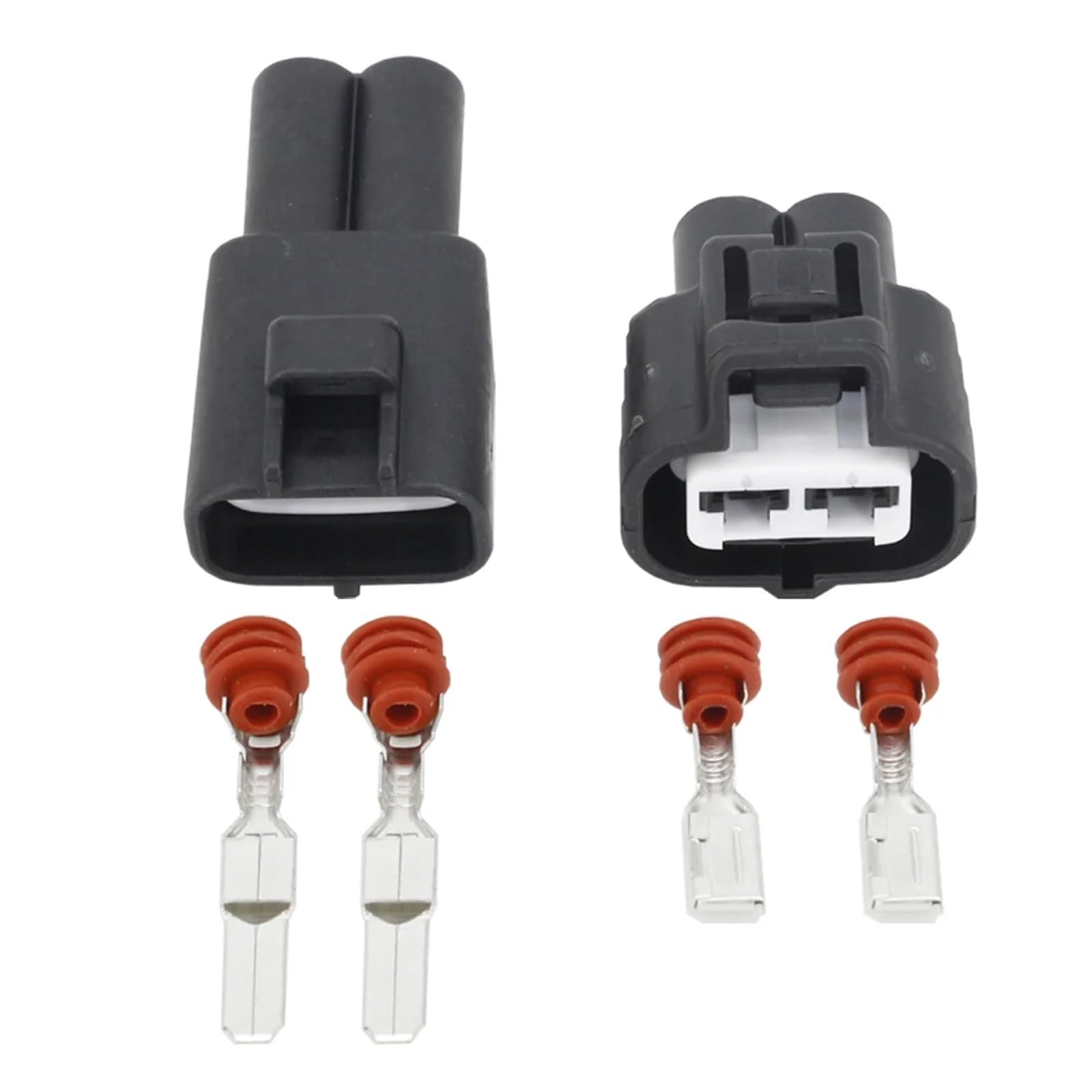 UHNYTRV 2 Pin Sockel Harness Connectors Kunststoff-Verbindungsstück mit Anschluss DJ7021B-4.8-11/21 2P(Male and Female Plug,5 Sets) von UHNYTRV