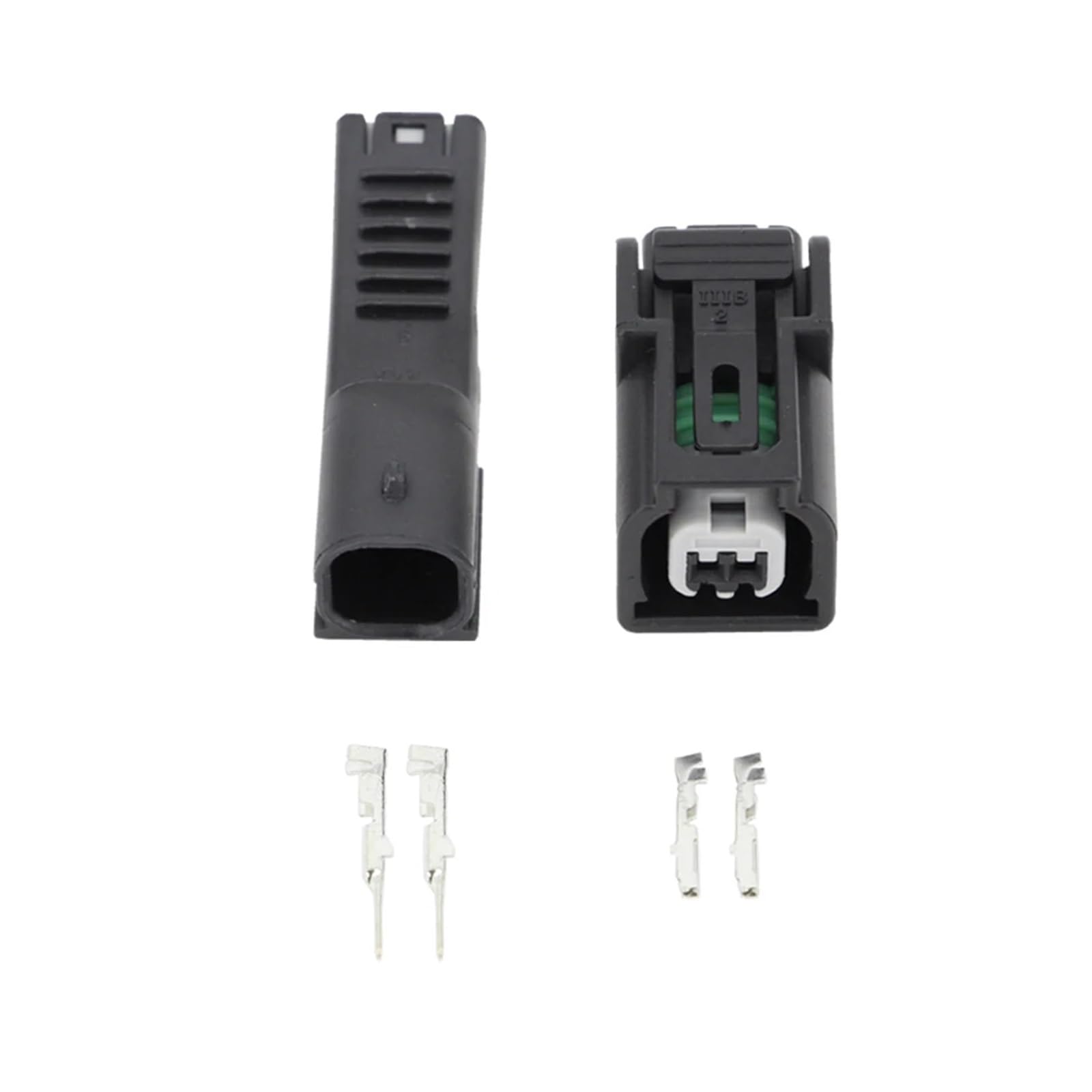 UHNYTRV 2 Pin Weiblich Männlich Auto Kraftstoff Injektor Elektronische Wasserdichten Stecker DJ70210Y-1,2-11/21 2 P(5 Sets) von UHNYTRV