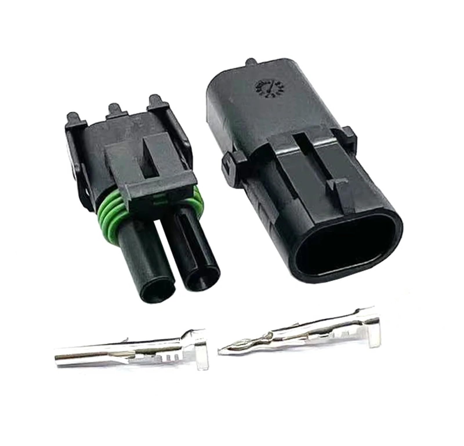 UHNYTRV 2 Sets 2 Pin 12015792 12010973 GM 2,5 Mm Serie Weiblich Männlich Injektor Buchse Wasserdicht Automobil Kabel Stecker Stecker(2p female,5 sets) von UHNYTRV