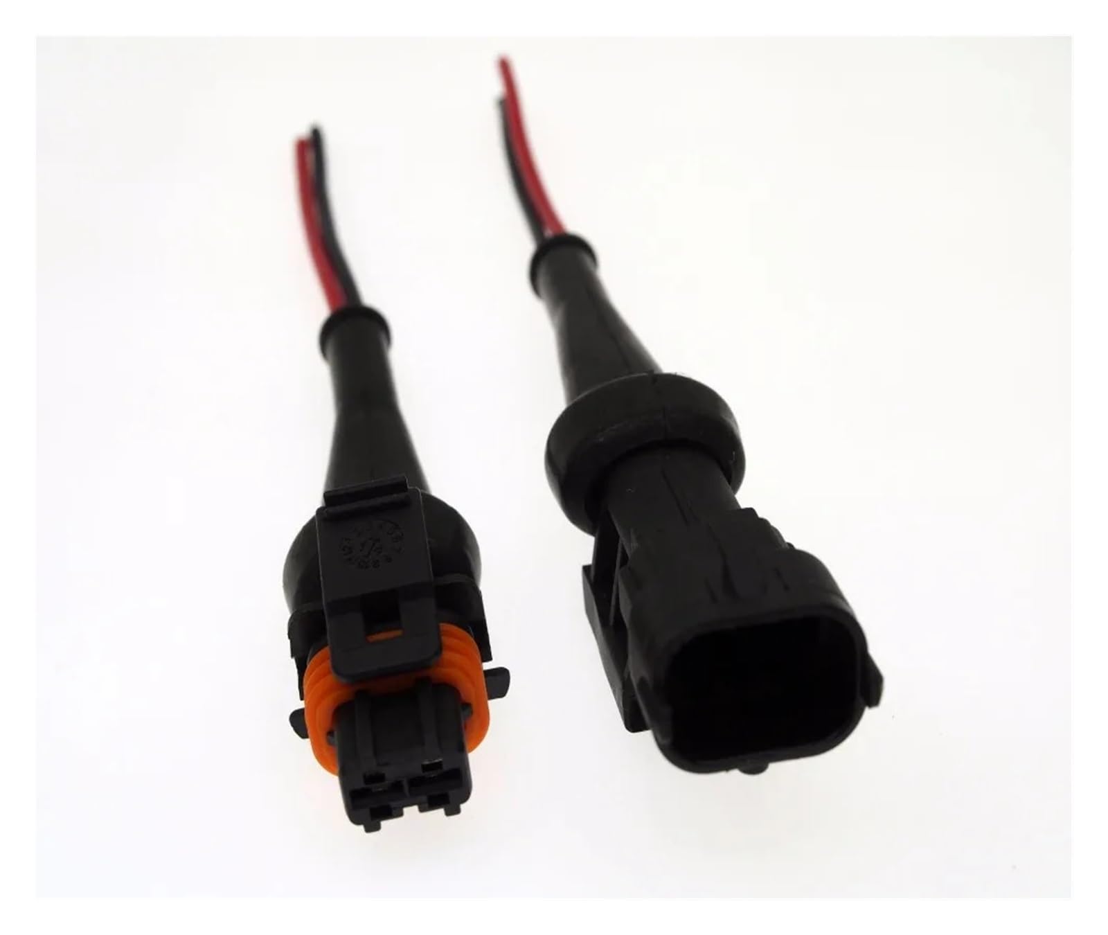 UHNYTRV 2 Sets 2Pin Öl/Kraftstoff/Düse Stecker mit Kabel/Hülle, Auto Diesel Common Rail/Kurbelwelle Sensor Stecker von UHNYTRV