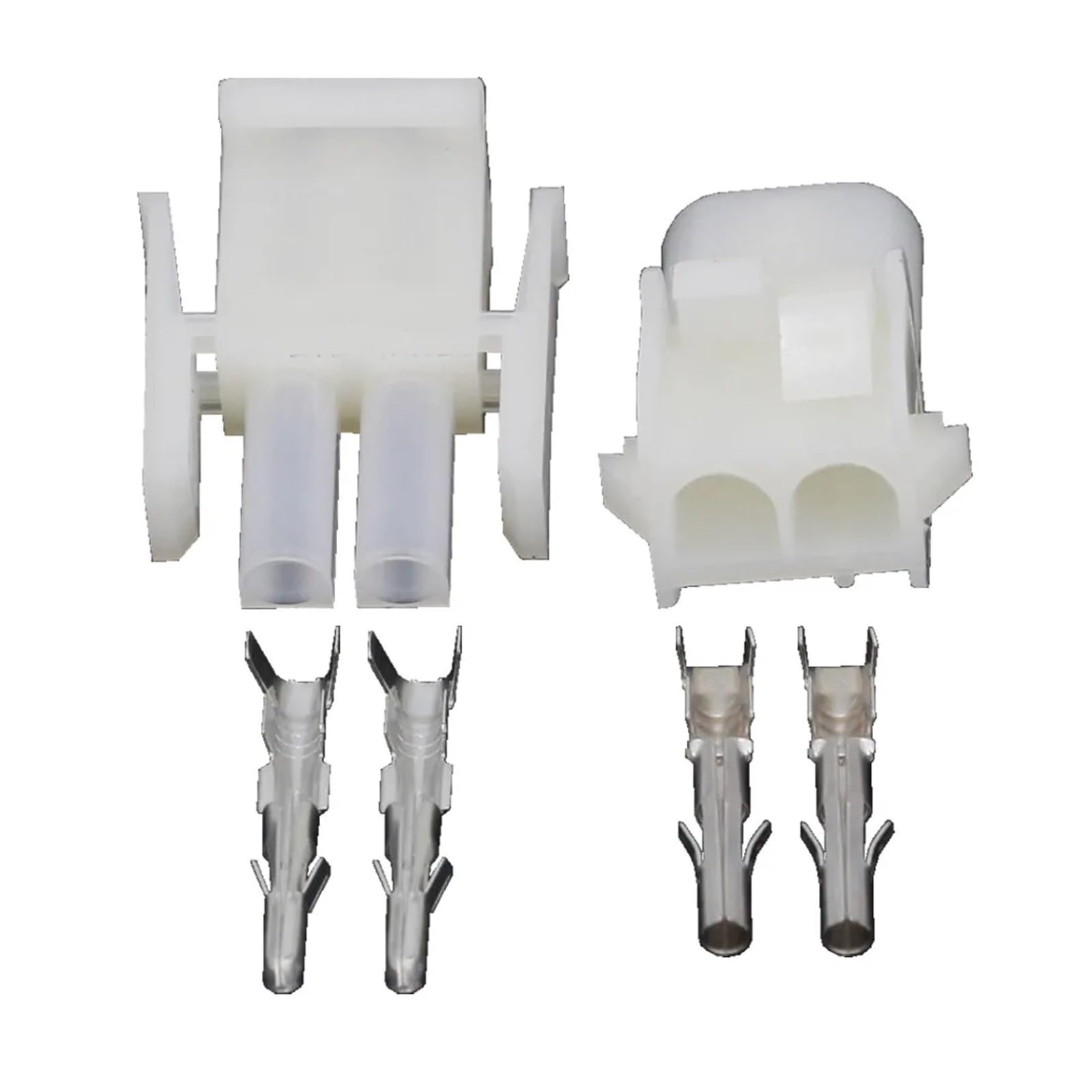 UHNYTRV 2 Pin Aufzug Mantel Mit Stecker Männlichen Und Weiblichen Auto Anschluss Stecker Mit Terminals DJ3021-2,1-11/21(Male and Female Plug) von UHNYTRV