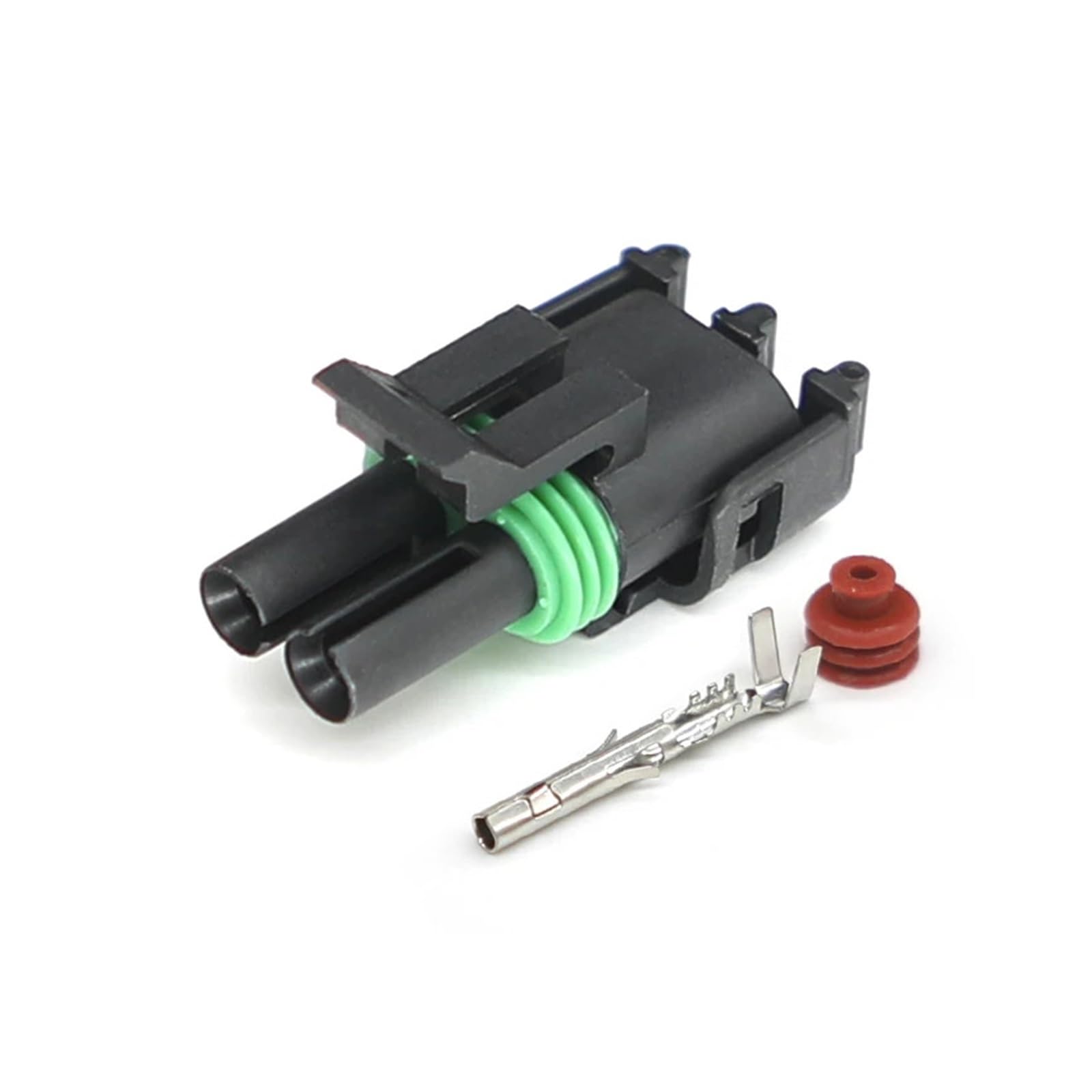 UHNYTRV 2Pin 12015792 12010973 Steckverbinder Wasserdicht / Auto Gehäuse 2,5 mm Anschluss Verkabelung Sensor Zusätzliche Terminal und Dichtung (Terminal Seal) von UHNYTRV