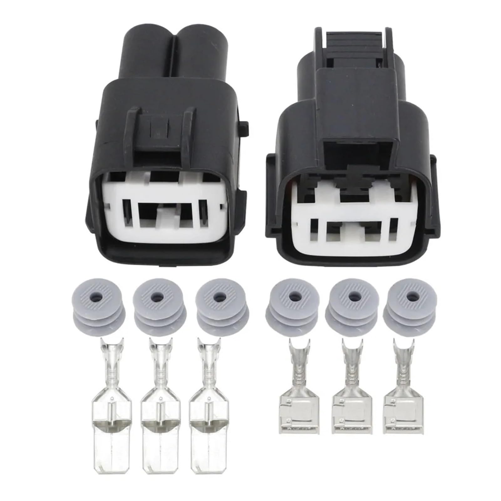 UHNYTRV 3 Pin Automotive Wasserdichten Stecker Auto Stecker Mit Terminal Block DJ7032K-7,8-11/21(Male and Female Plug) von UHNYTRV