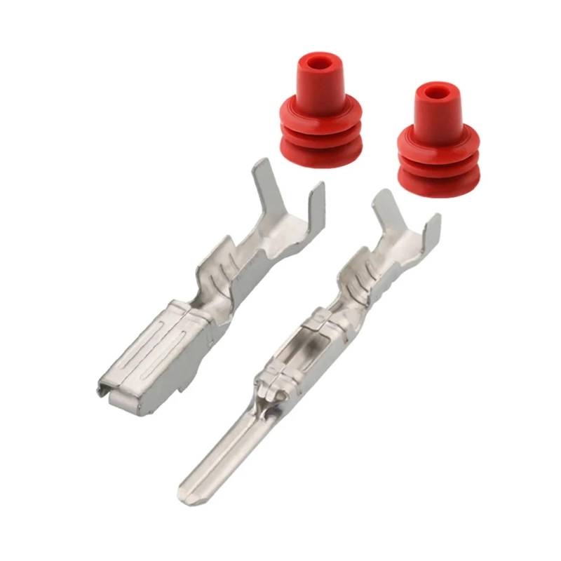 UHNYTRV 3-poliger 2,3-mm-Autostecker, wasserdichter Auto-Elektrostecker(Female,50 Sets) von UHNYTRV