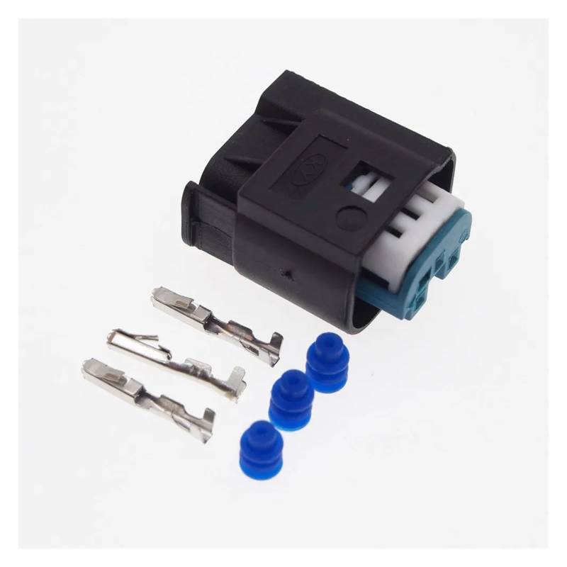 UHNYTRV 30 Sätze TE/AMP 3-polige Auto-Restrictor-Sensor-Steckerklemmen, automatische wasserdichte elektrische Stecker mit Pin von UHNYTRV