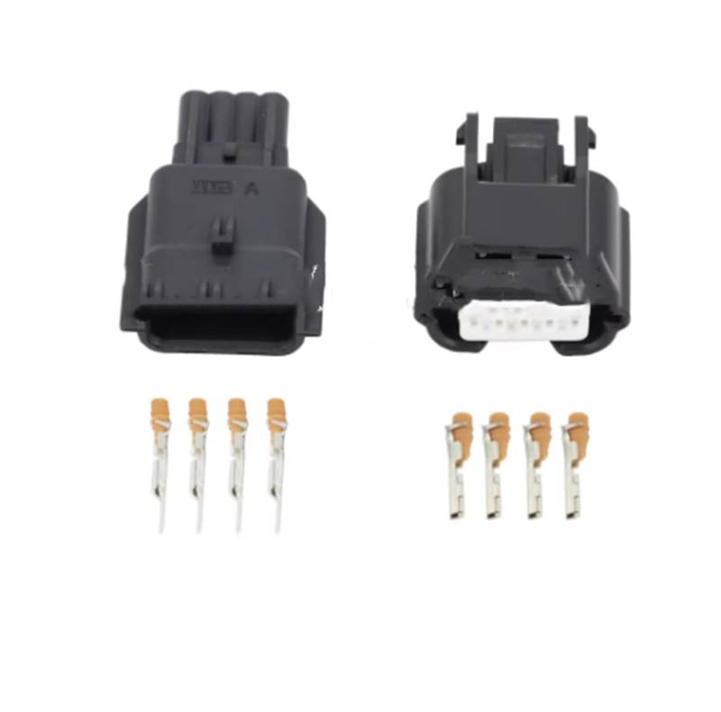 UHNYTRV 4-poliger wasserdichter männlich-weiblicher elektrischer Kabelstecker DJ7041K-0.6-11/21 4P-Autostecker(5 Sets) von UHNYTRV