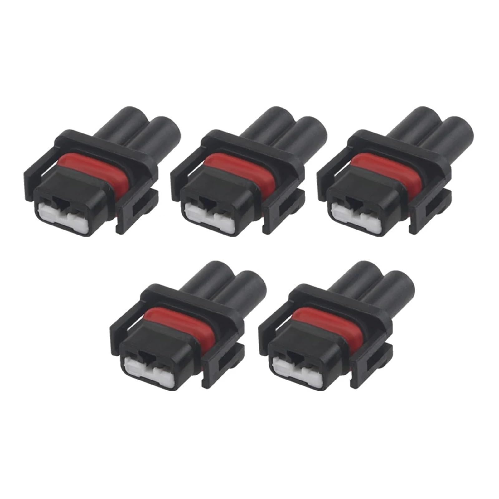 UHNYTRV 5 Sätze 2-poliger 1,0-mm-Serienstecker Autostecker mit Klemme 7223-6527-30, DJ70216Y-1-21 von UHNYTRV