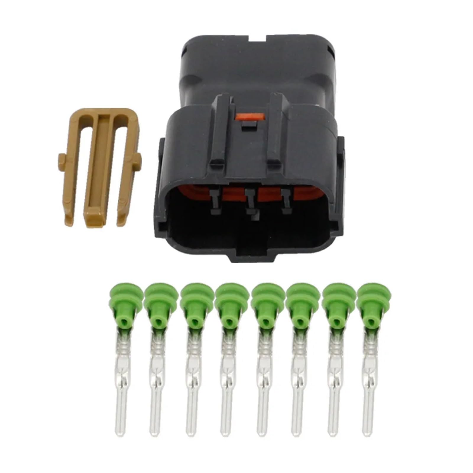 UHNYTRV 8 Pin Weiblich Männlich Wasserdicht Elektrische Draht Stecker Stecker Auto Anschlüsse MG640341 ​​MG610339 DJ7081Y-2-11/21 8 P(Male Plug,10 Sets) von UHNYTRV