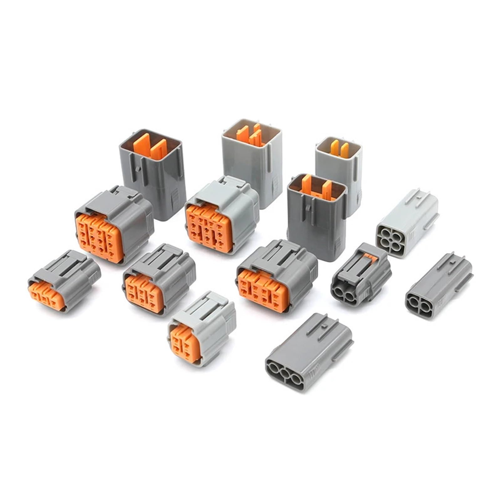 UHNYTRV 8Pin 6195-0051 6195-0054 Nebelscheinwerfer Stecker Männlich Weiblich Automotive Wasserdicht Sensorstecker Anschluss Zusätzliches Terminal und Dichtung (Male Set) von UHNYTRV