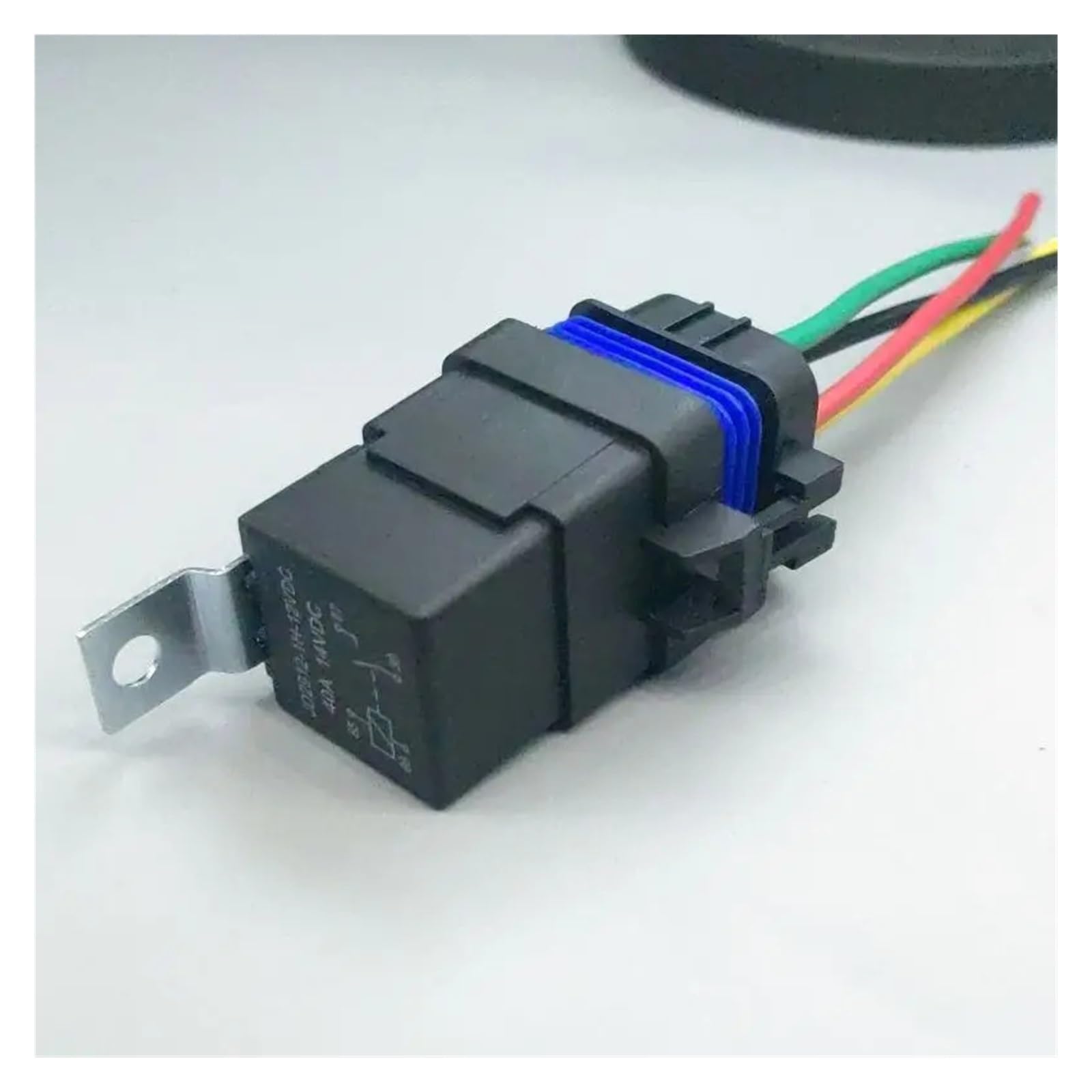 UHNYTRV Auto Auto Automobil Relais Versiegelt Wasserdicht Integrierte Verdrahtete DC12V/24V 40A 5Pin 4pin Auto Relais + Halter mit 150mm Länge Drähte(4P 12V) von UHNYTRV